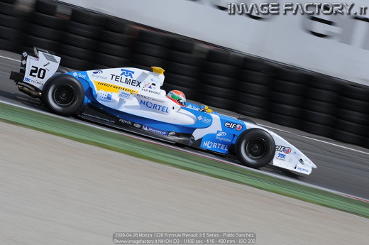 2008-04-26 Monza 1328 Formule Renault 3.5 Series - Pablo Sanchez